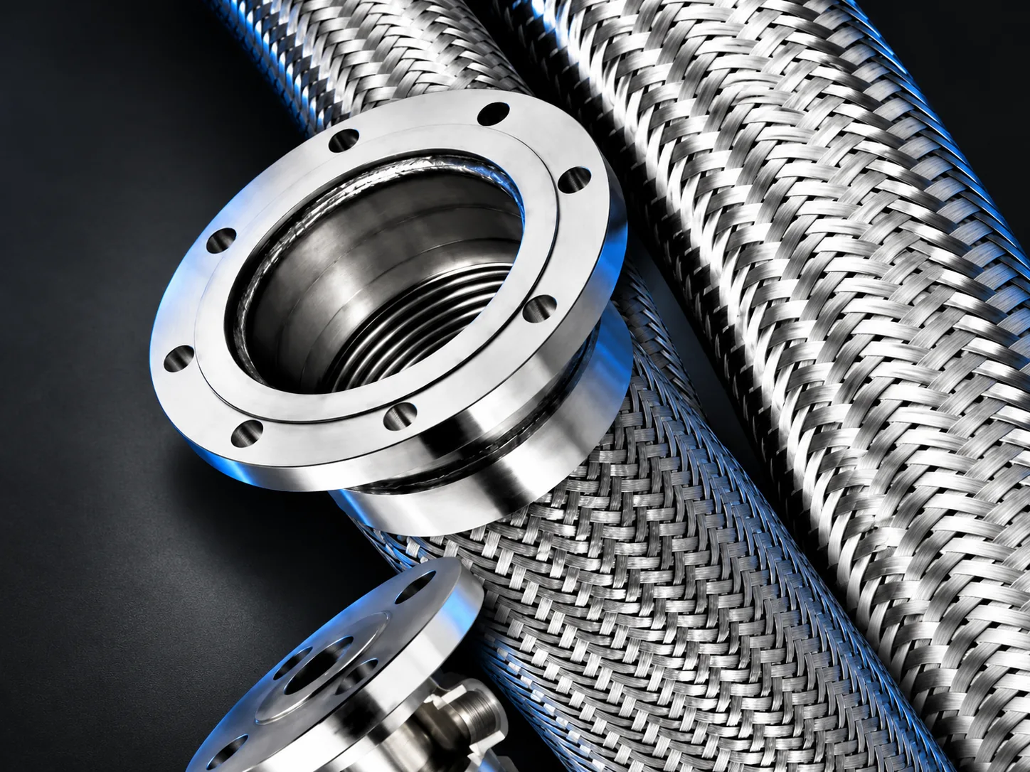 Representative stainless steel hose product photograph
