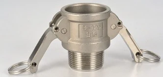 Representative camlock type b - female coupler x male bsp configuration