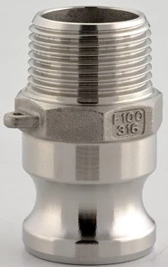 Representative camlock type f - male adaptor x male bsp configuration
