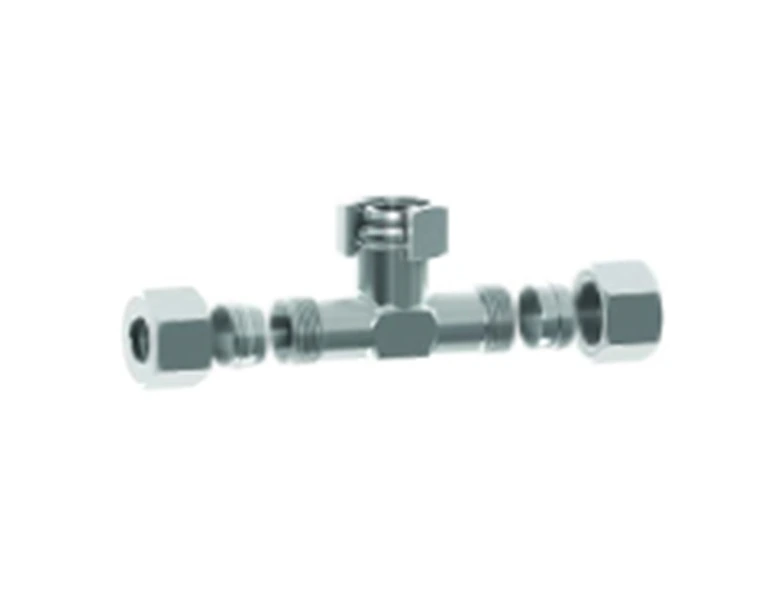 Representative evt - adjustable branch tee configuration