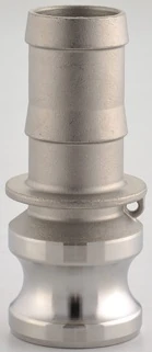 Representative camlock type e - male adaptor x hosetail configuration