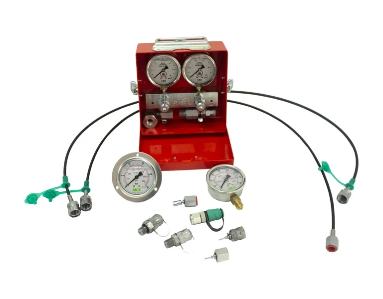Representative pressure gauges & test points configuration