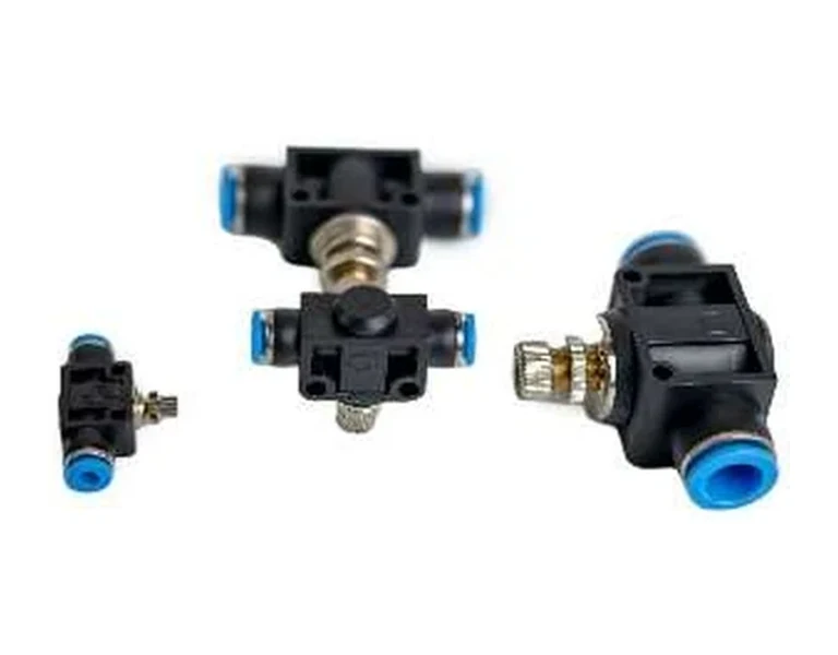 Representative pneumatic flow controls configuration