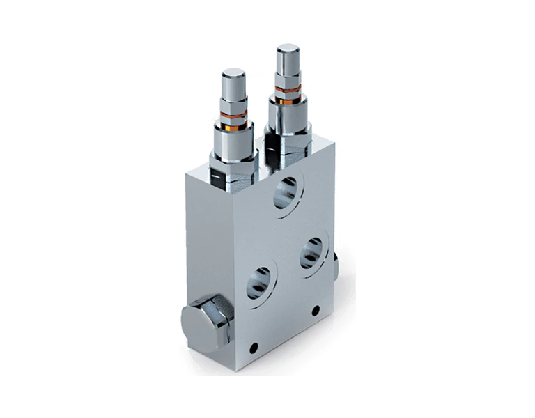 Representative vauac - dual cross relief valve with anti-cavitation configuration