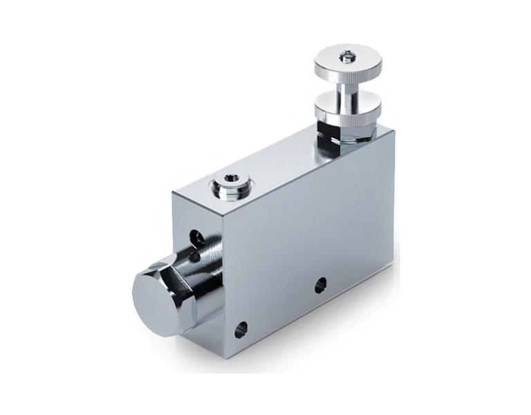 Representative vpr3 - 3 port flow control valve - ongoing pressure line configuration