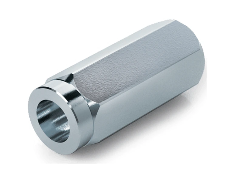 Representative icv - inline check valve configuration