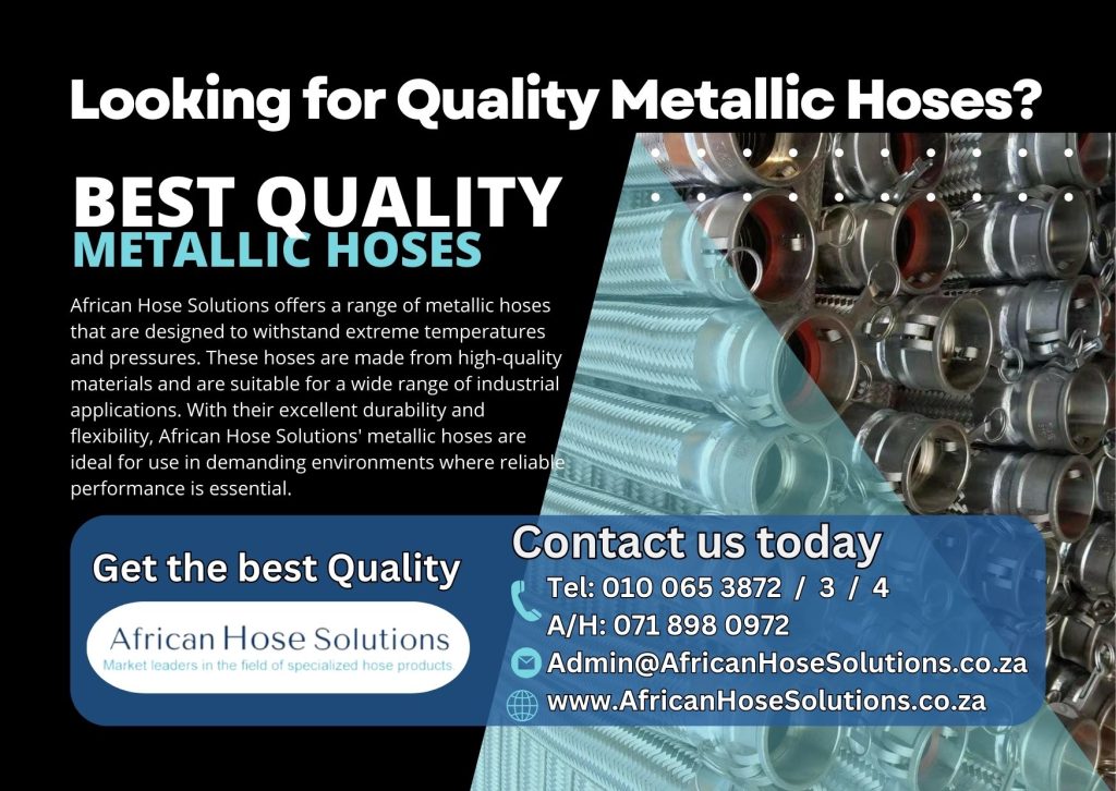 AFRICAN HOSE SOLUTION_ Quality METALLIC HOSES