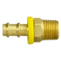 BRASS PUSHLOCK FITTINGS - NPT MALE