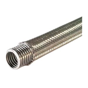 Stainless Steel Corrugated Metallic Hose (Corrugated Tube With Single Braiding)