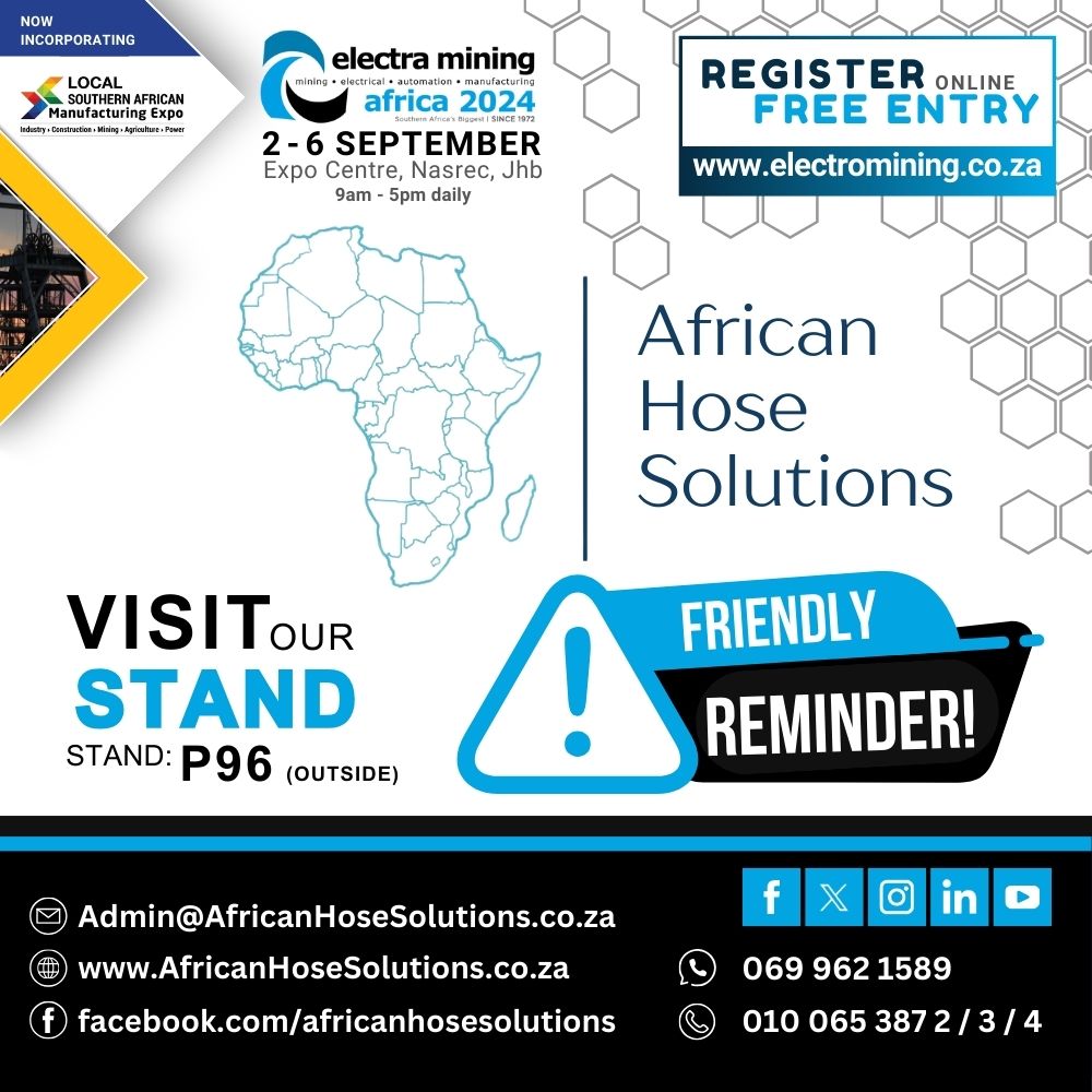 African Hose Solutions _ Visit Our Stall At Electra Mining Africa 2024